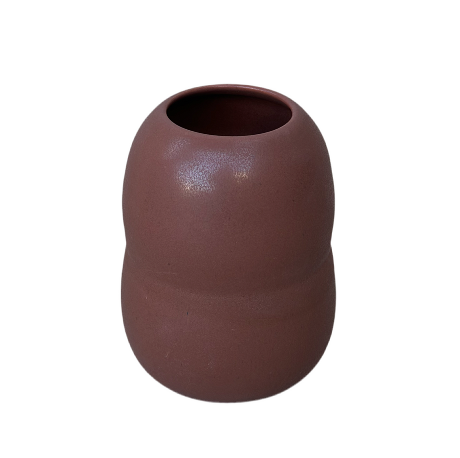 TQD Medium Porcelain Vase / Brick