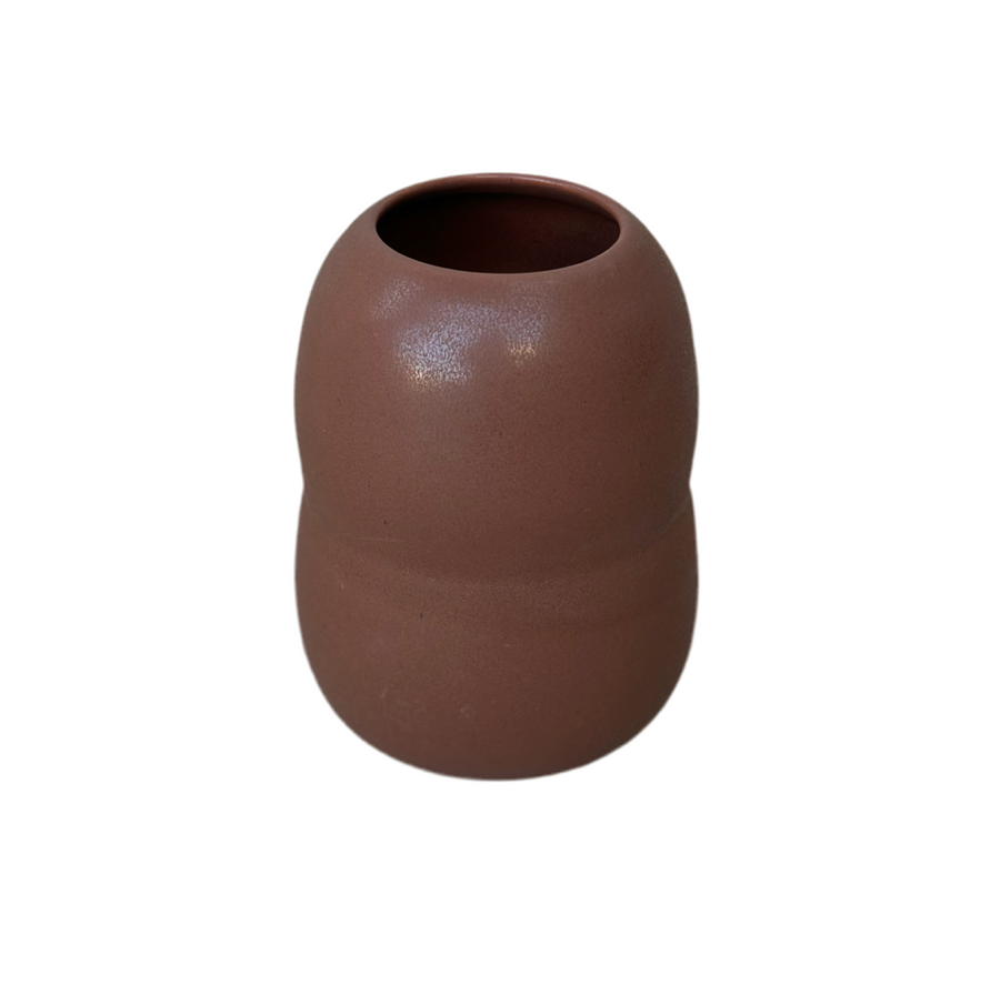 TQD Medium Porcelain Vase / Brick