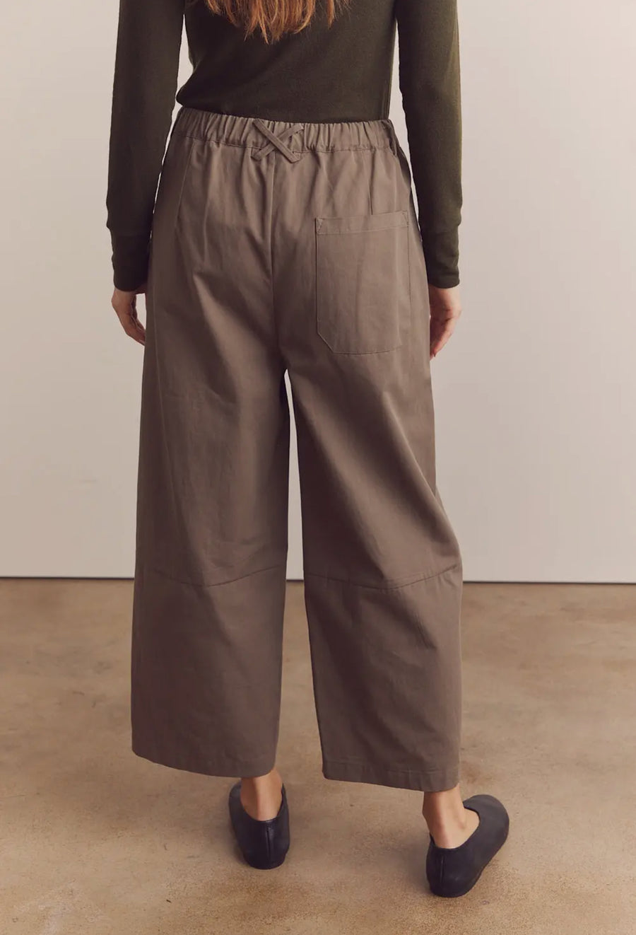 Wide Leg Ankle Trouser