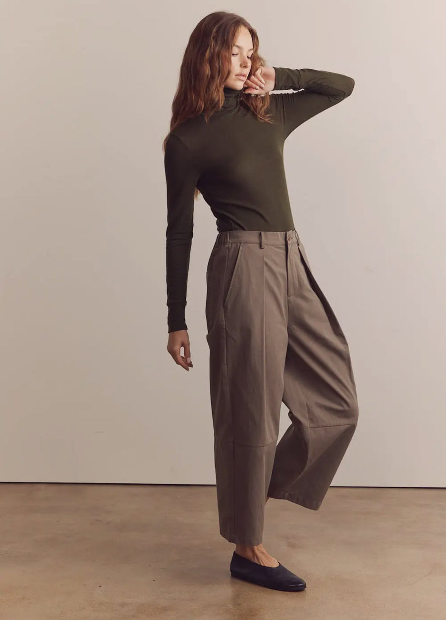 Wide Leg Ankle Trouser