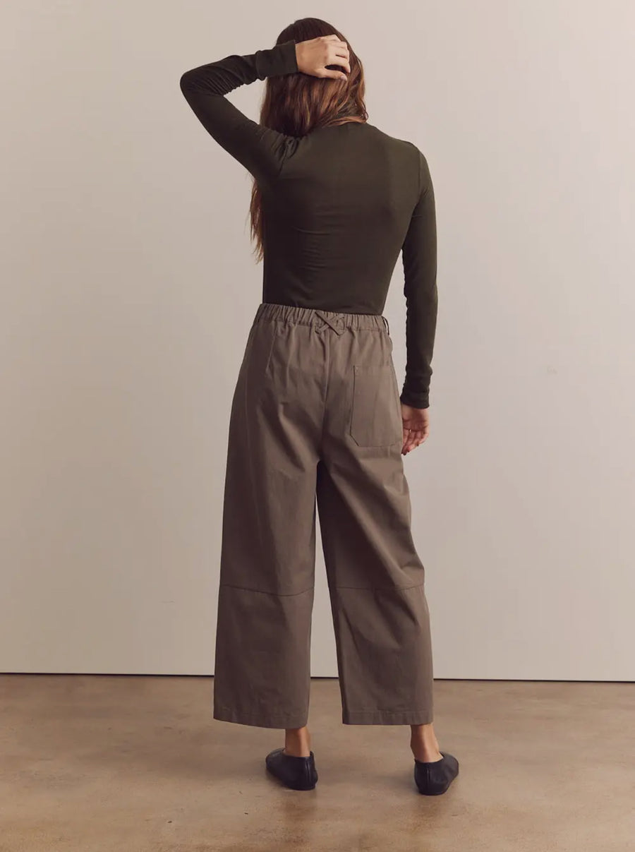 Wide Leg Ankle Trouser