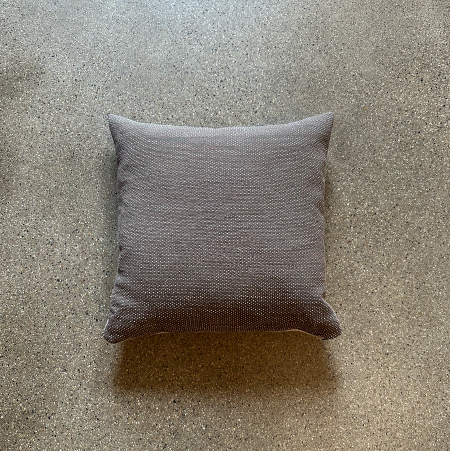 Brown with White Dot Pillow / 18” x 18”