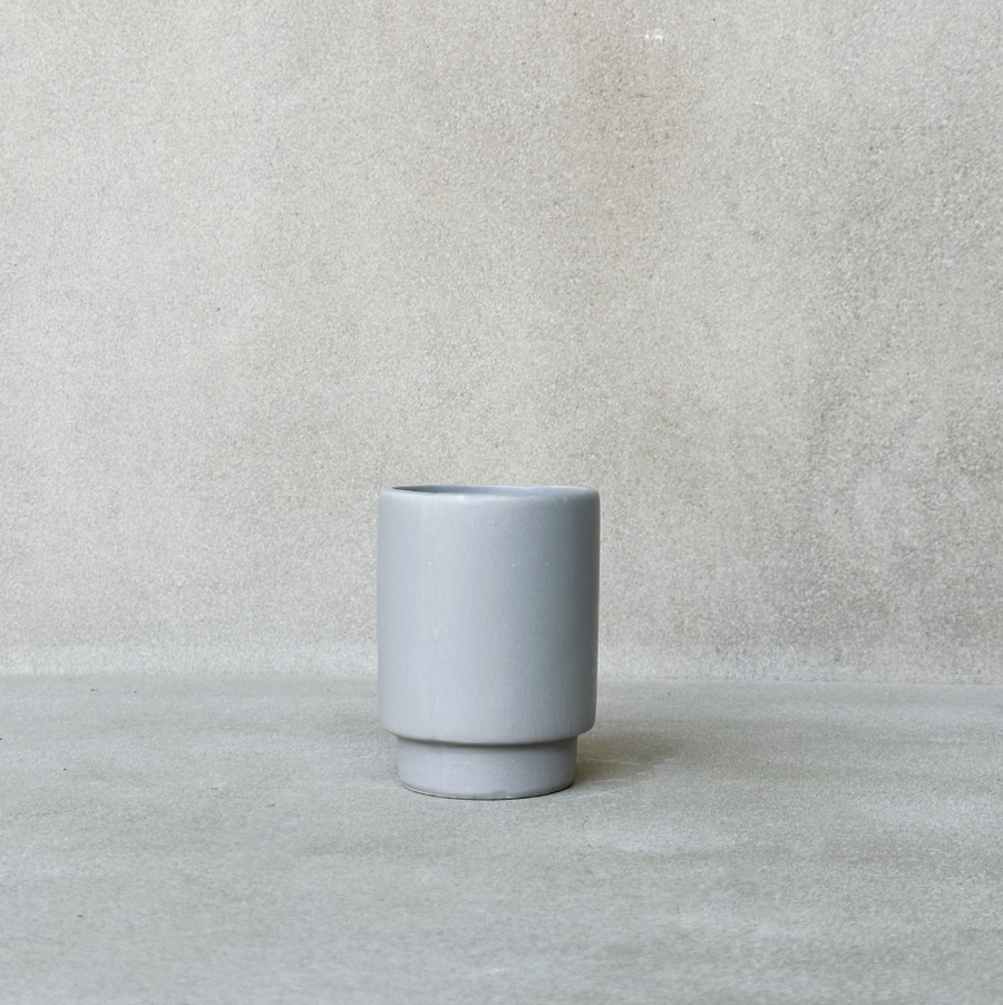 Grey Ceramic Toothbrush Holder