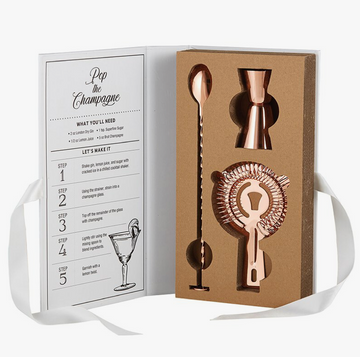 Rose Gold Barware Gift Set