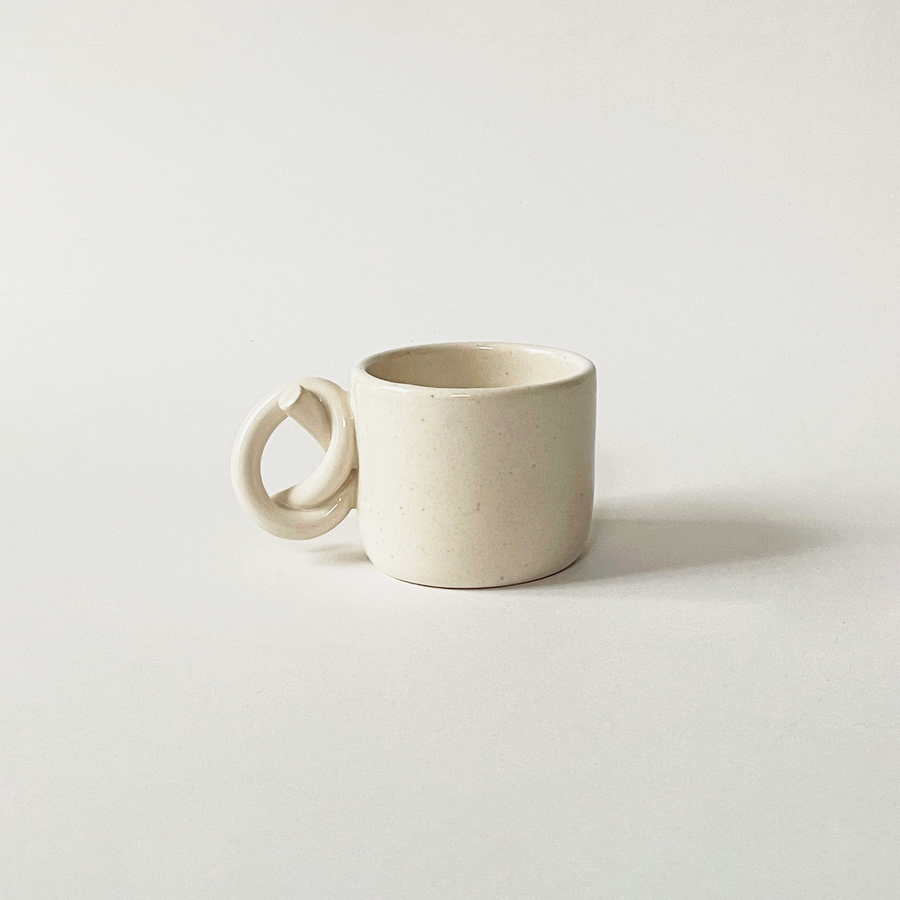 Knot Handle Espresso Cup