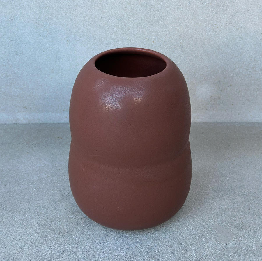 TQD Medium Porcelain Vase / Brick