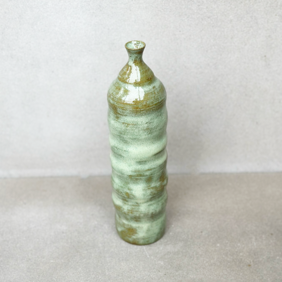 Dara Schuman Mint Waves Vase