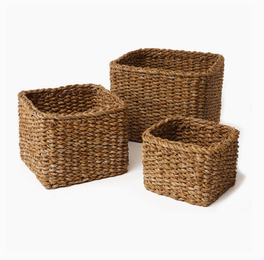 Seagrass Mini Square Baskets