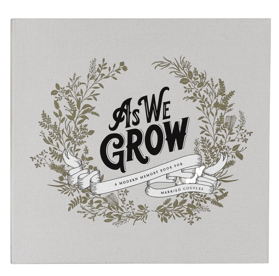 As We Grow: Memory Book For Couples