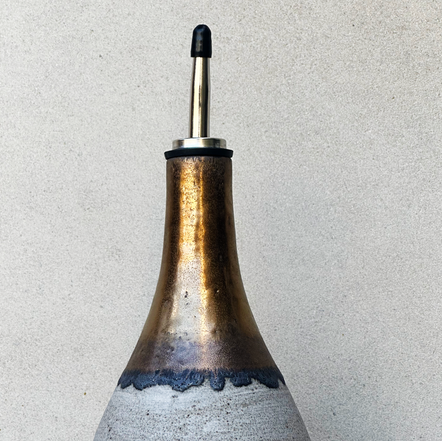 JWC Grey + Gold Oil Bottle