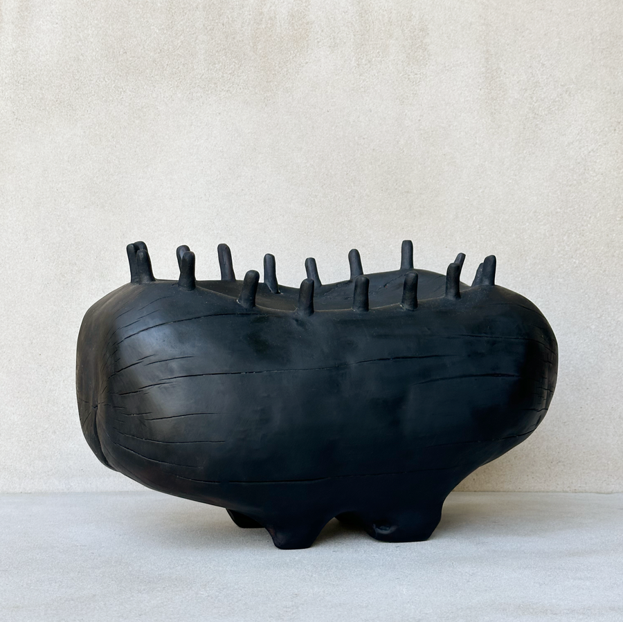 CN Charred Maple Spike Bowl