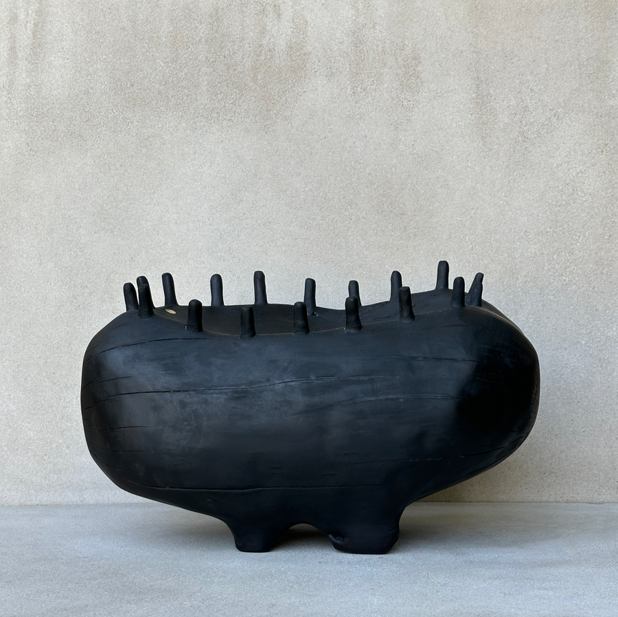 CN Charred Maple Spike Bowl