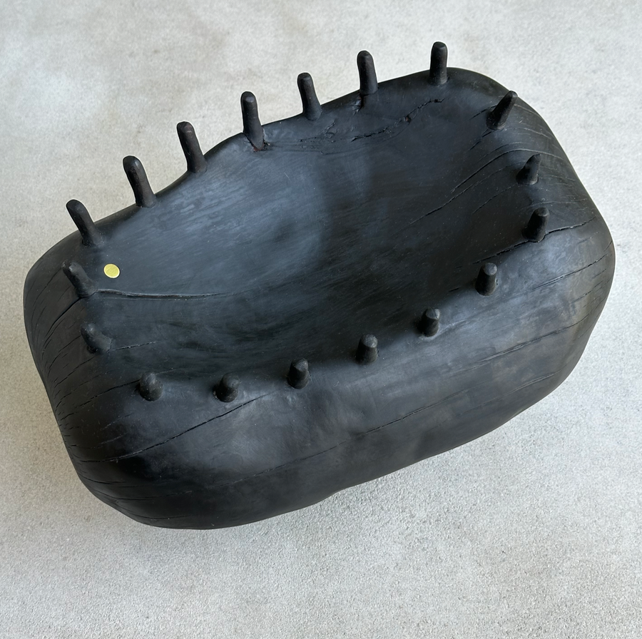 CN Charred Maple Spike Bowl