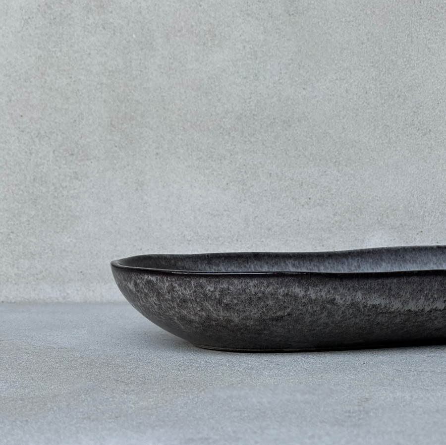 Stoneware Rustic Platter