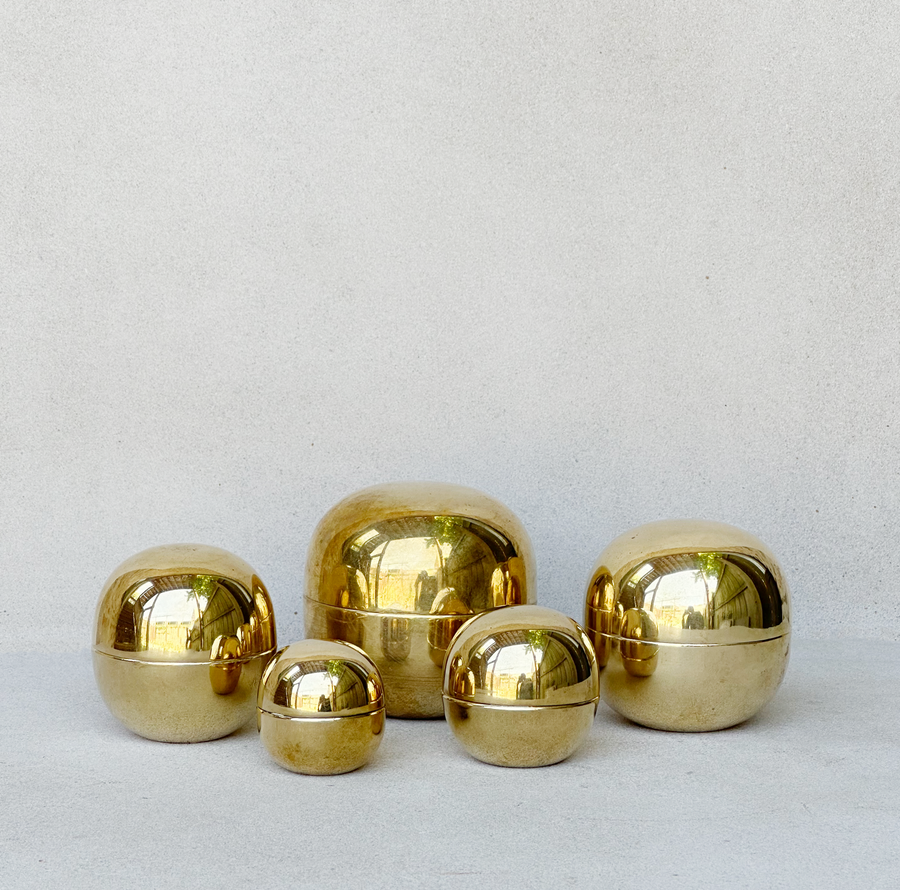 Sphere Boxes Nesting - Set of 5