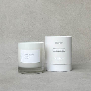 Lightwell Cashmere & Fig White Tumbler