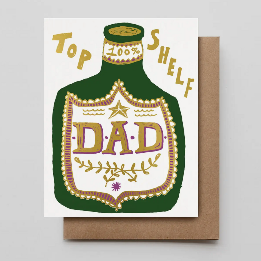 Top Shelf Dad Card