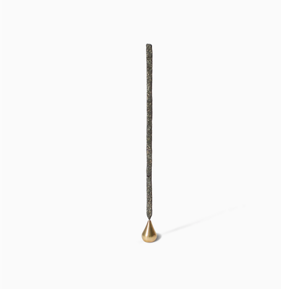 Brass Water Drop Shape Incense Holder Tall