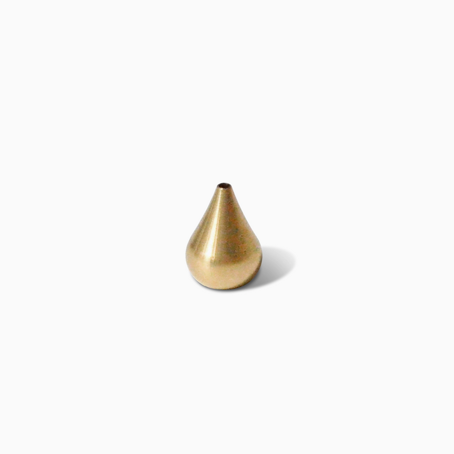 Brass Water Drop Shape Incense Holder Tall