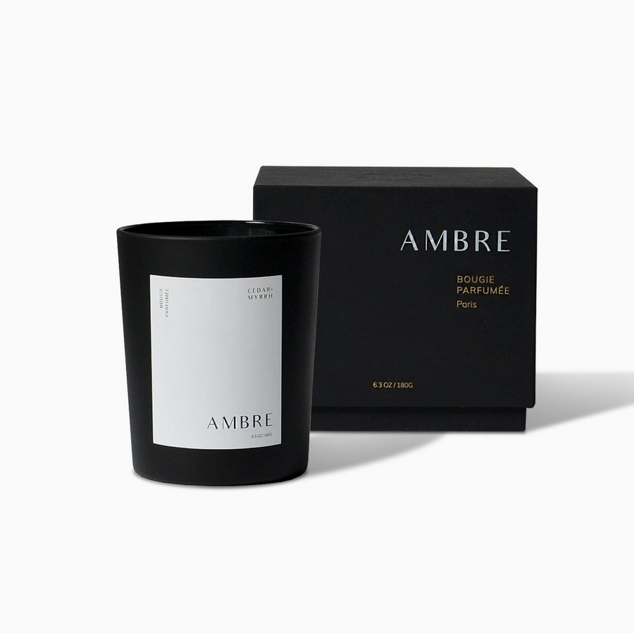 Cedar and Myrrh Ambre Bougie Parfumée Candle