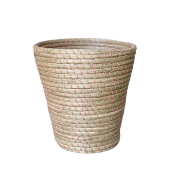 Woven Waste Basket / PINK