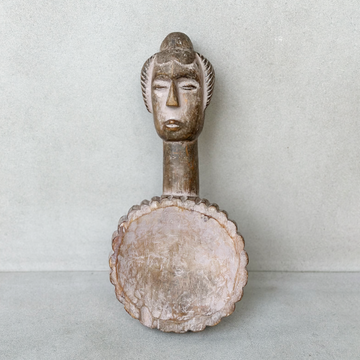 Vintage African Igbo Wooden Chalk Spoon