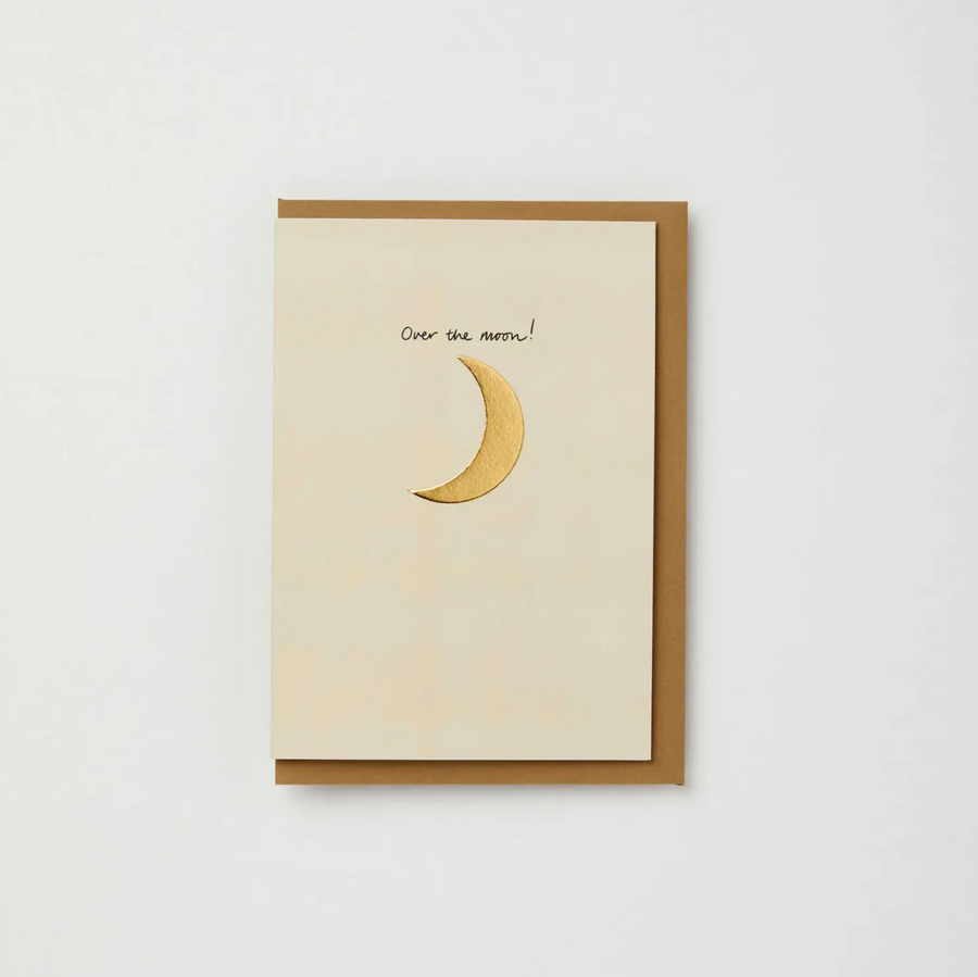 Over the Moon Card