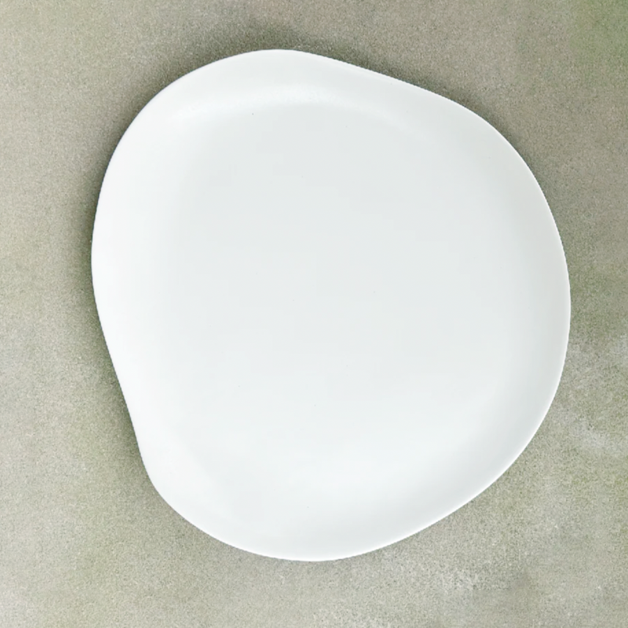 Moonlight Dinner Plate / White