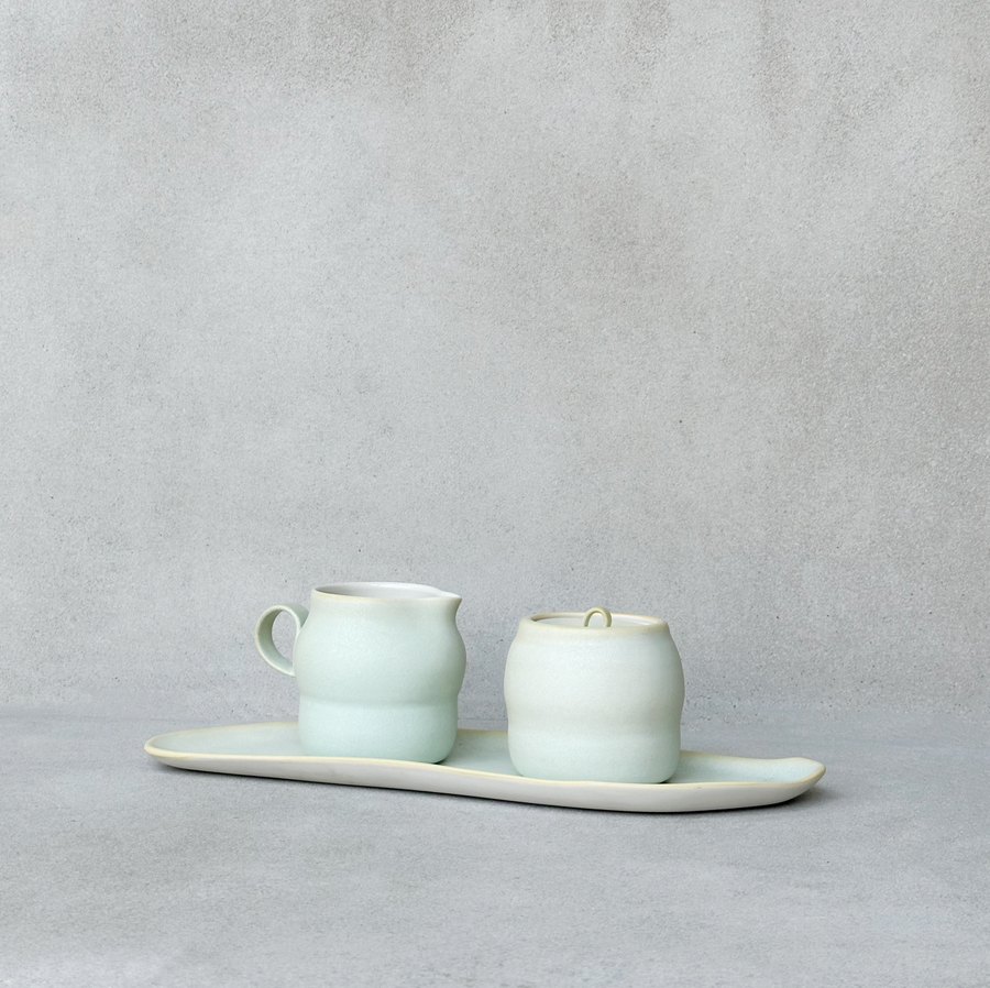 This Quiet Cream and Sugar Set/2 / Lichen