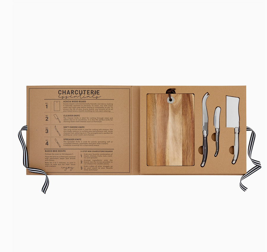 Cheese Board with Knives Set