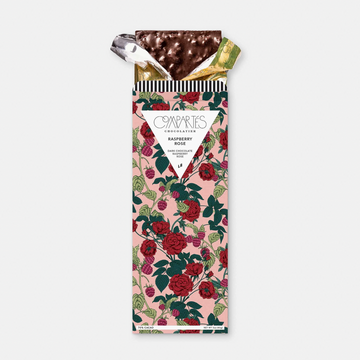 Raspberry Rose Gourmet Dark Chocolate Bar