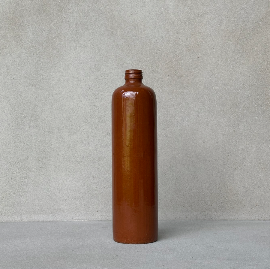 Vintage Stoneware Bottle Vase