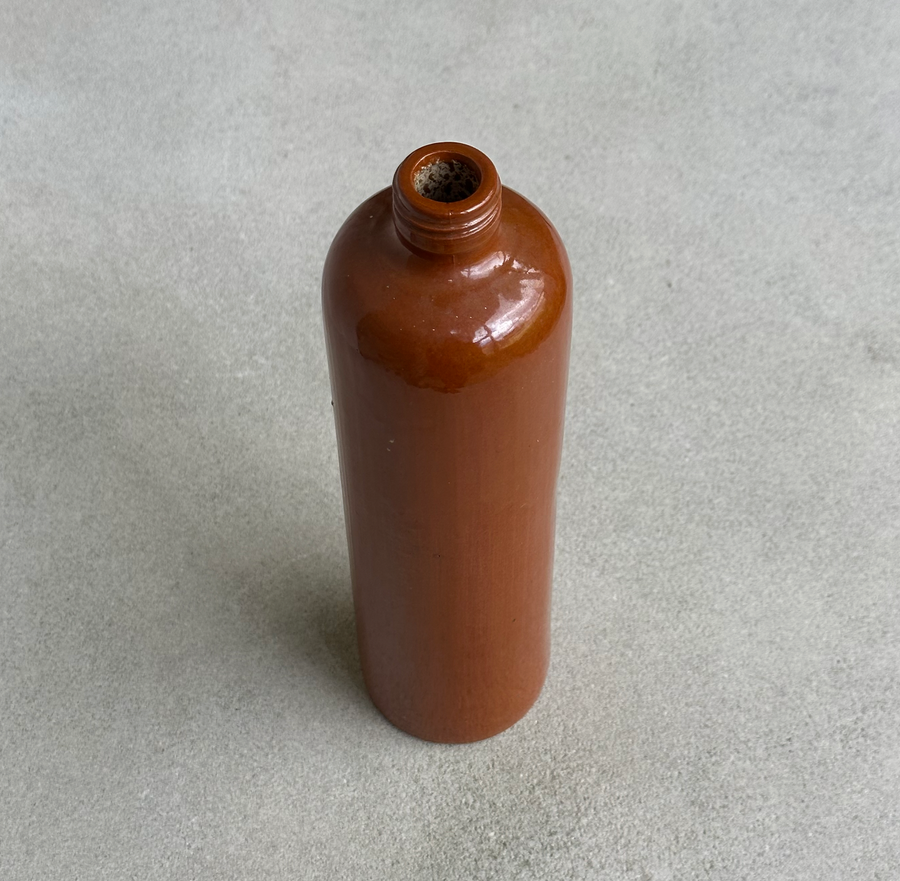 Vintage Stoneware Bottle Vase