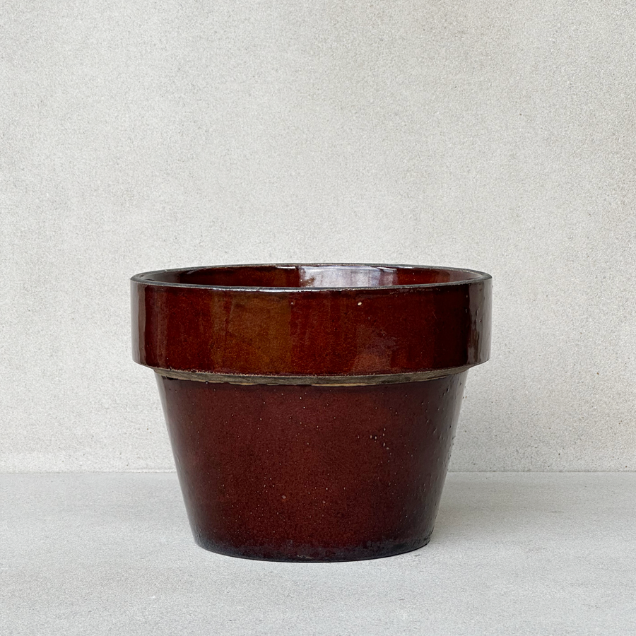 Vintage Burgundy Planter