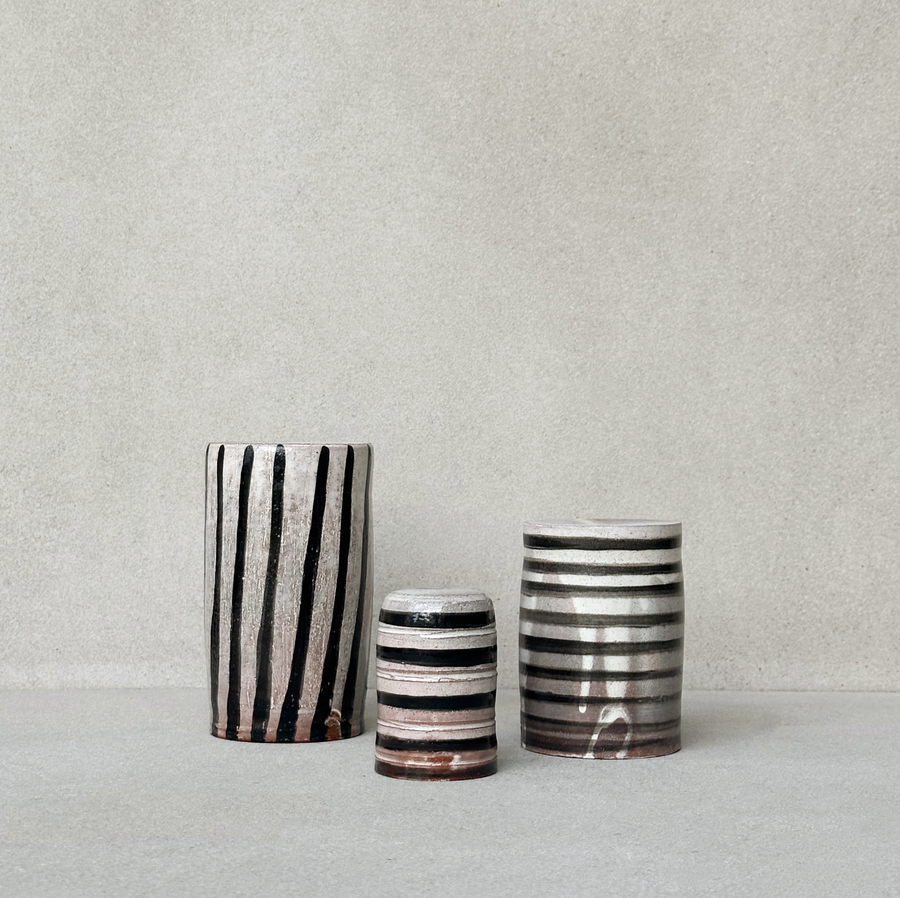 Vertical Stripes Vase