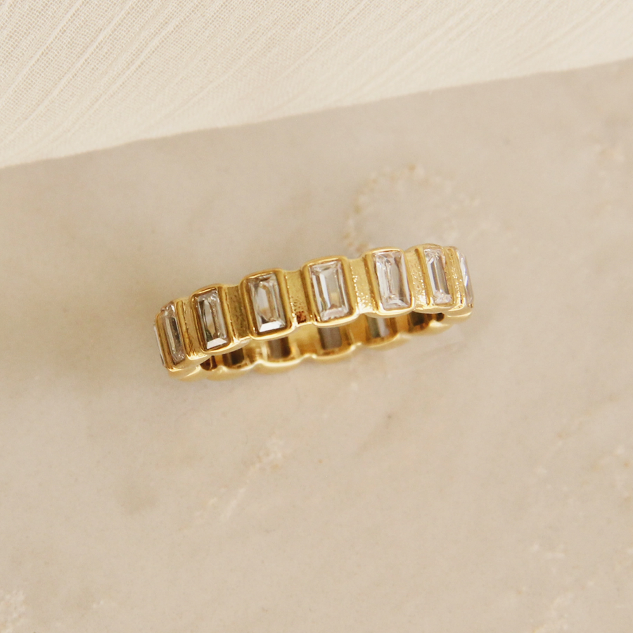 Baguette Eternity Band Ring