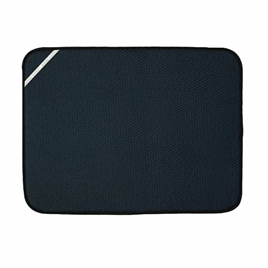 Microfiber Dish Drying Mat Xl, Black, 18