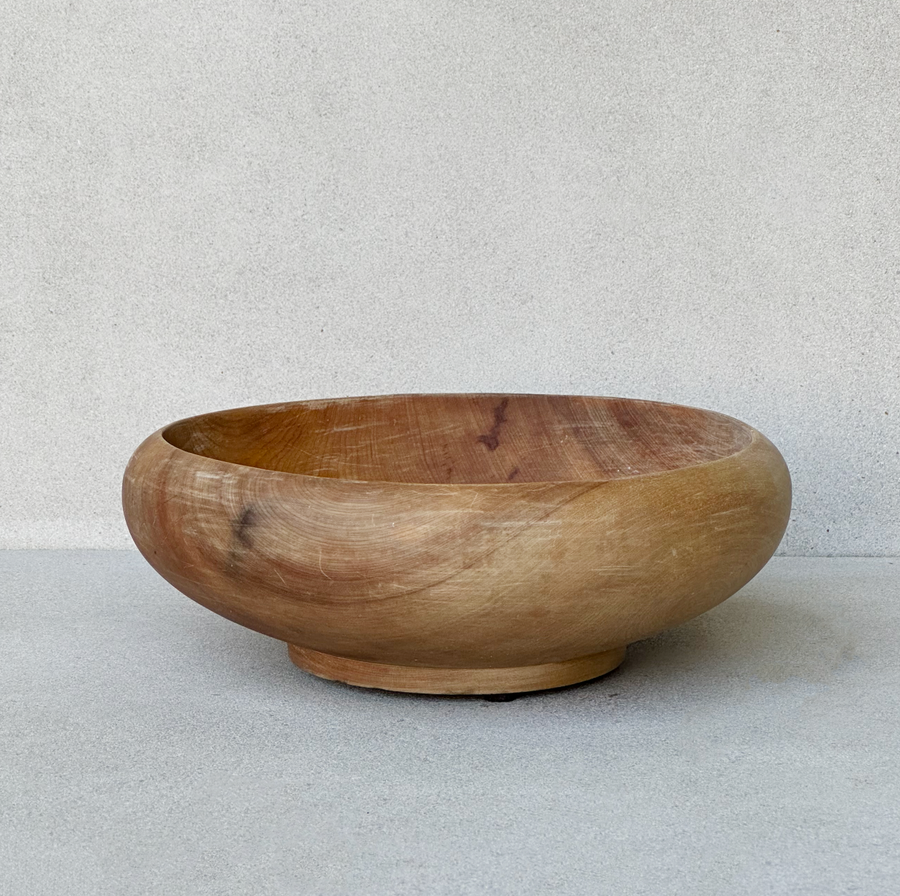 Vintage Wooden Bowl