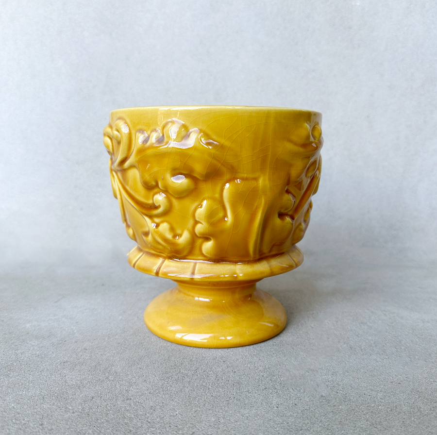 Vintage Haegar Mustard Planter