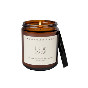 Let It Snow 9 oz Soy Candle