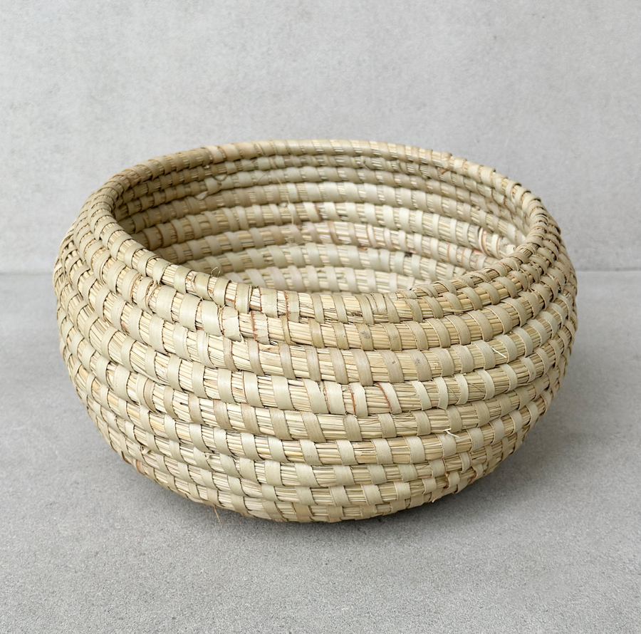 Vintage Woven Spherical Basket