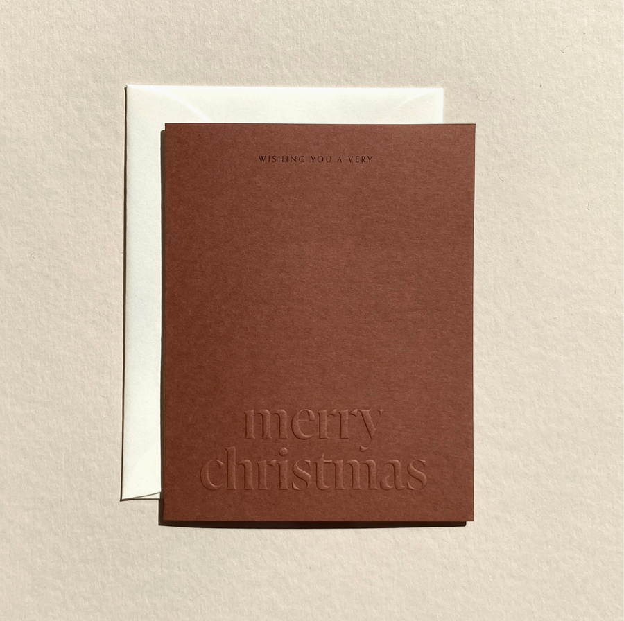 Merry Christmas No. 02 / Chestnut