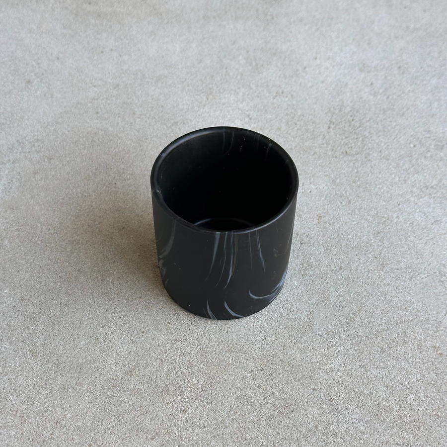 Black Swirl Container