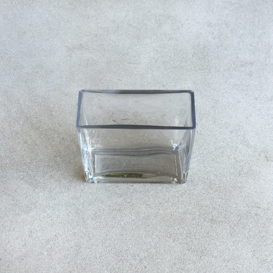 Glass Rectangle Vase / Small