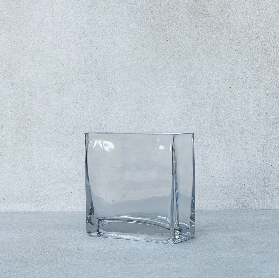 Glass Rectangle Vase / Small