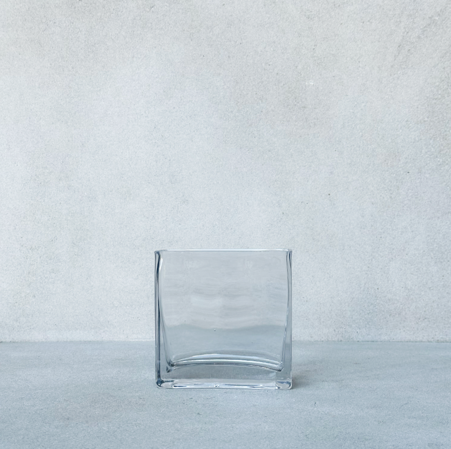 Glass Rectangle Vase / Small