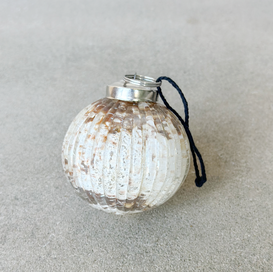 Mercury Glass Ball Ornament