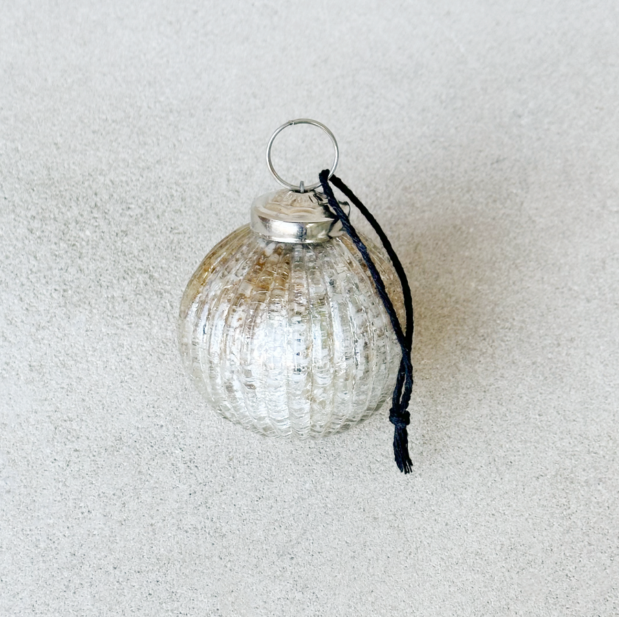 Mercury Glass Ball Ornament