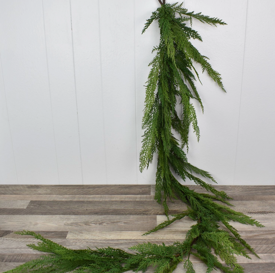 72” Selaginella Fresh Touch Cedar Garland