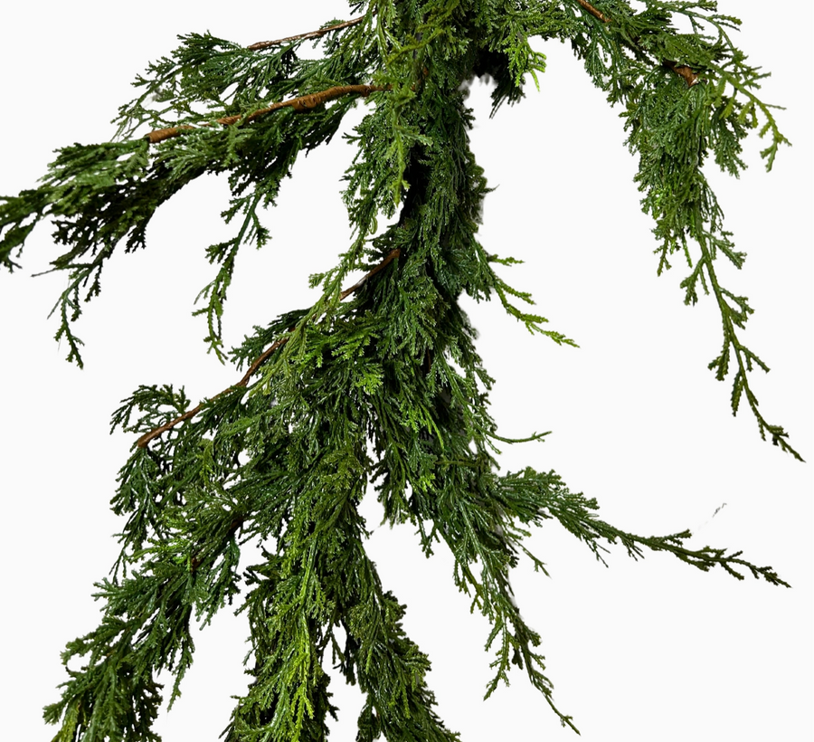 Italian Cypress Christmas Garland 108''